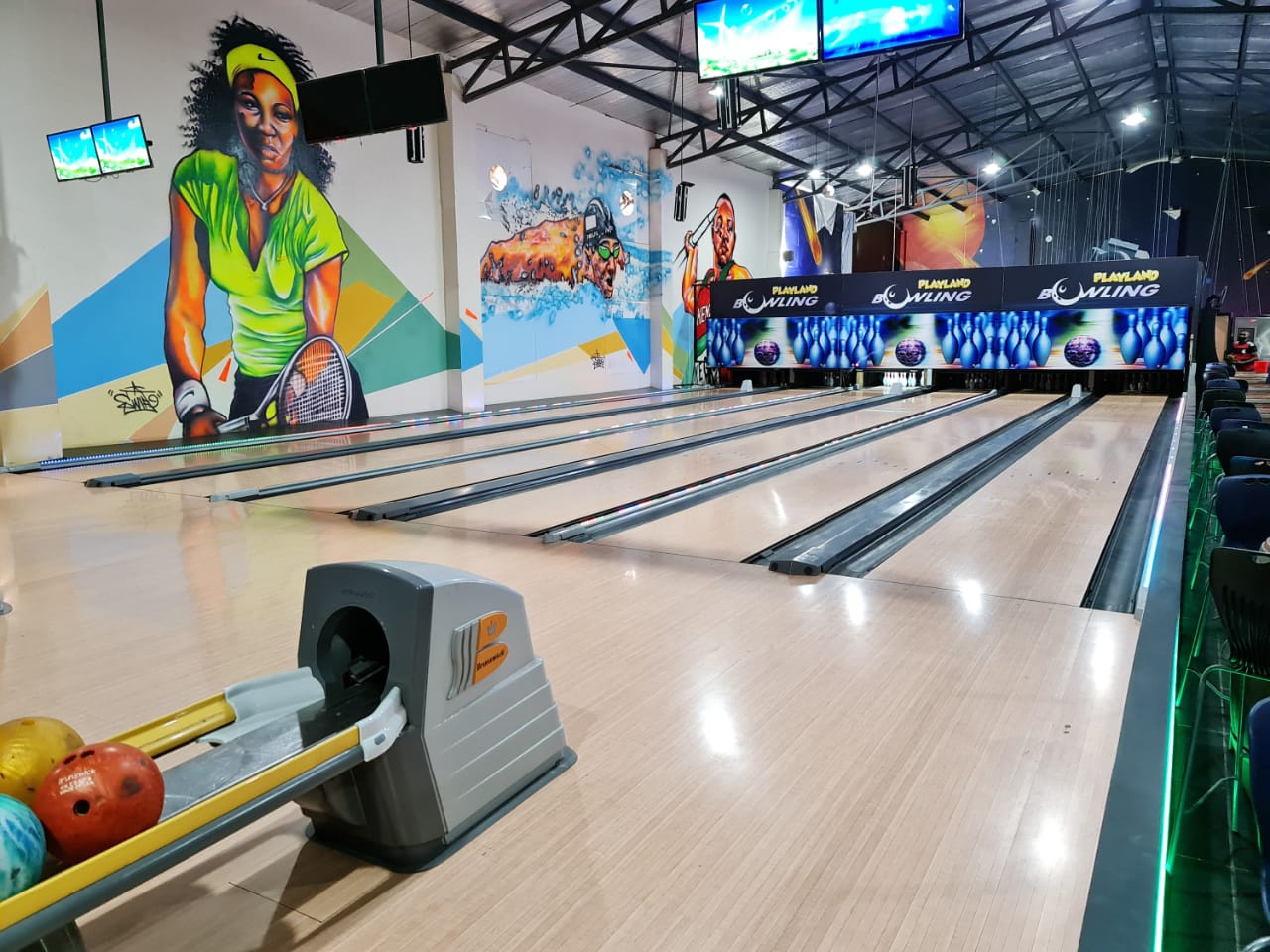 Bowling at Next Gen Mall 

Play Land Amusement Park